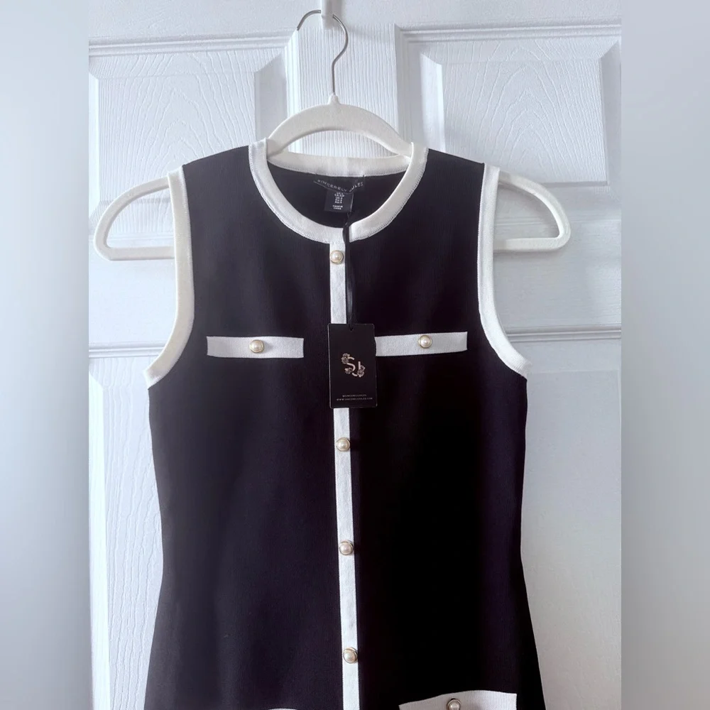 Sincerely Jules Black and White Dress - Picture 5 of 8